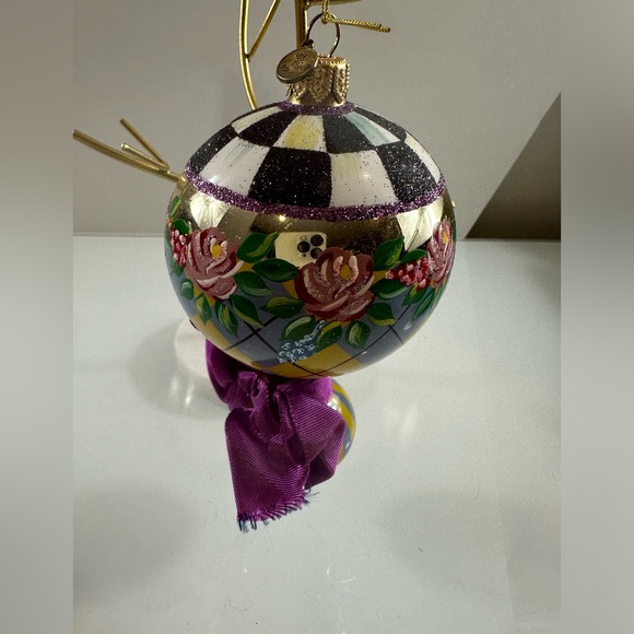 Mackenzie Childs ornament hand painted - Picture 6 of 7